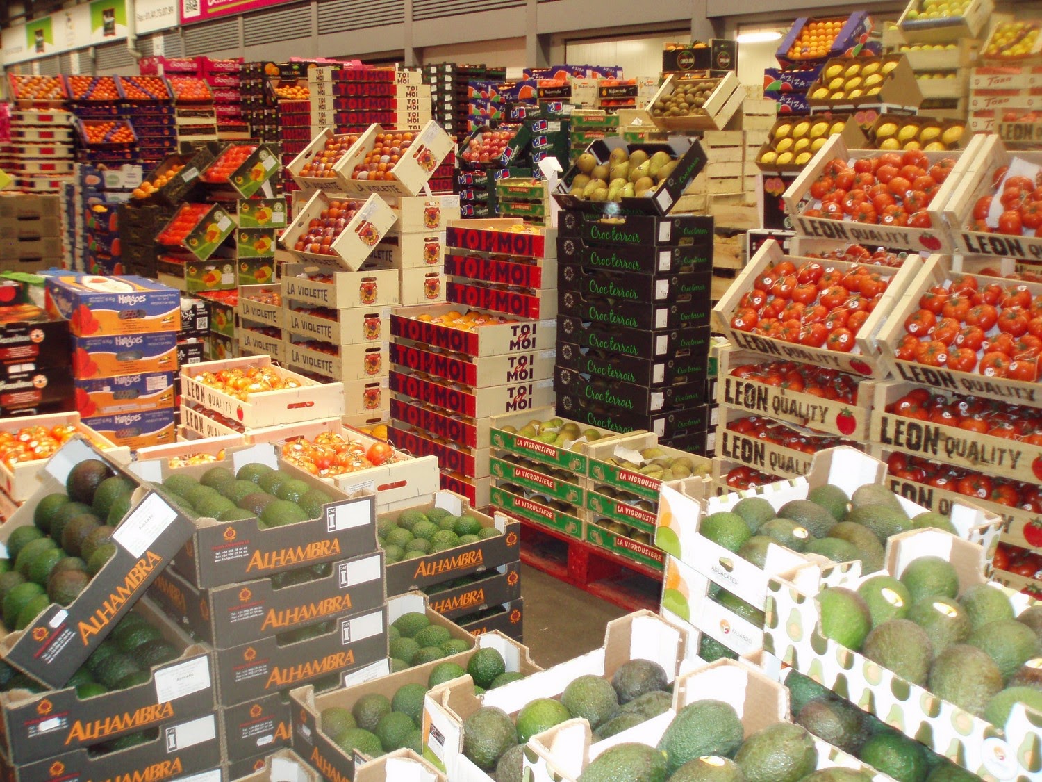 Le marché international de Rungis