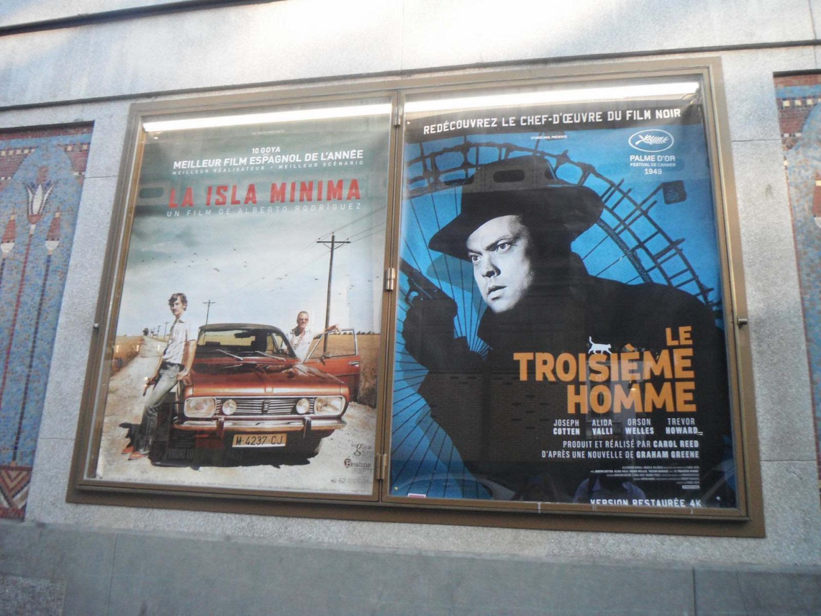 Cinémas du Quartier Latin, affiches de films